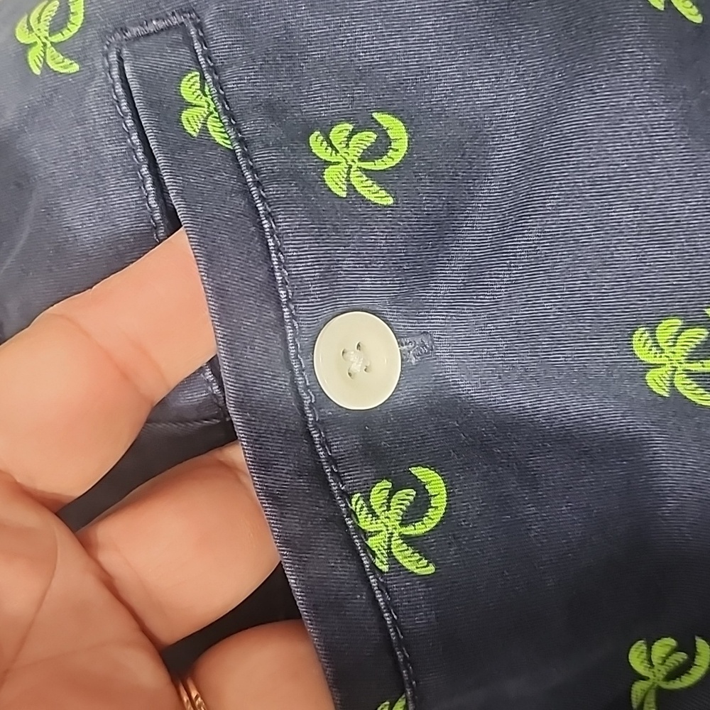 Lilly Pulitzer Palm Beach Fit Chino/ Bermuda Navy Blue Shorts. 10 - Picture 10 of 12